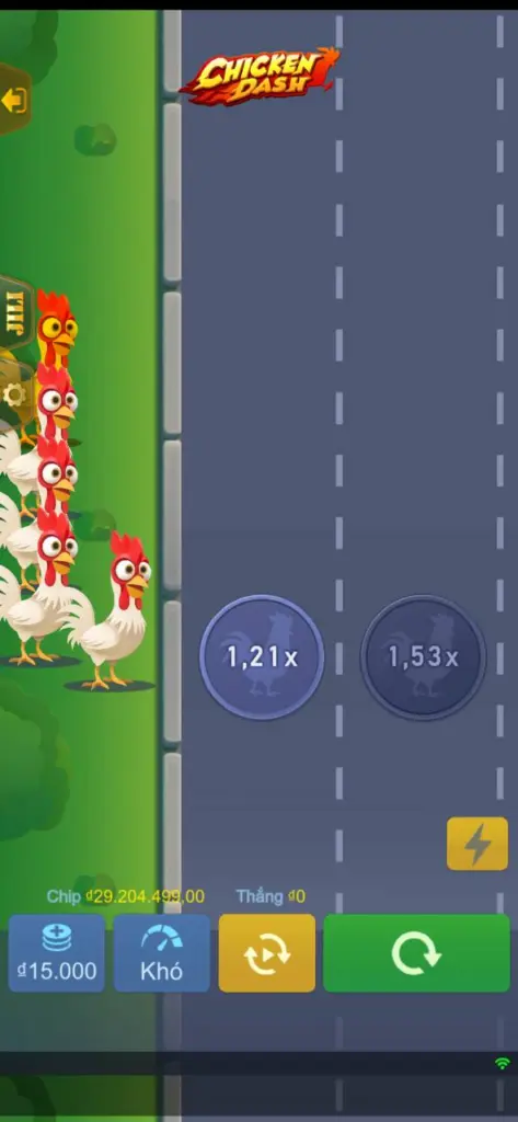 chicken dash jili lc79 game crash hệ số multiplier chạy gà cash out đúng lúc