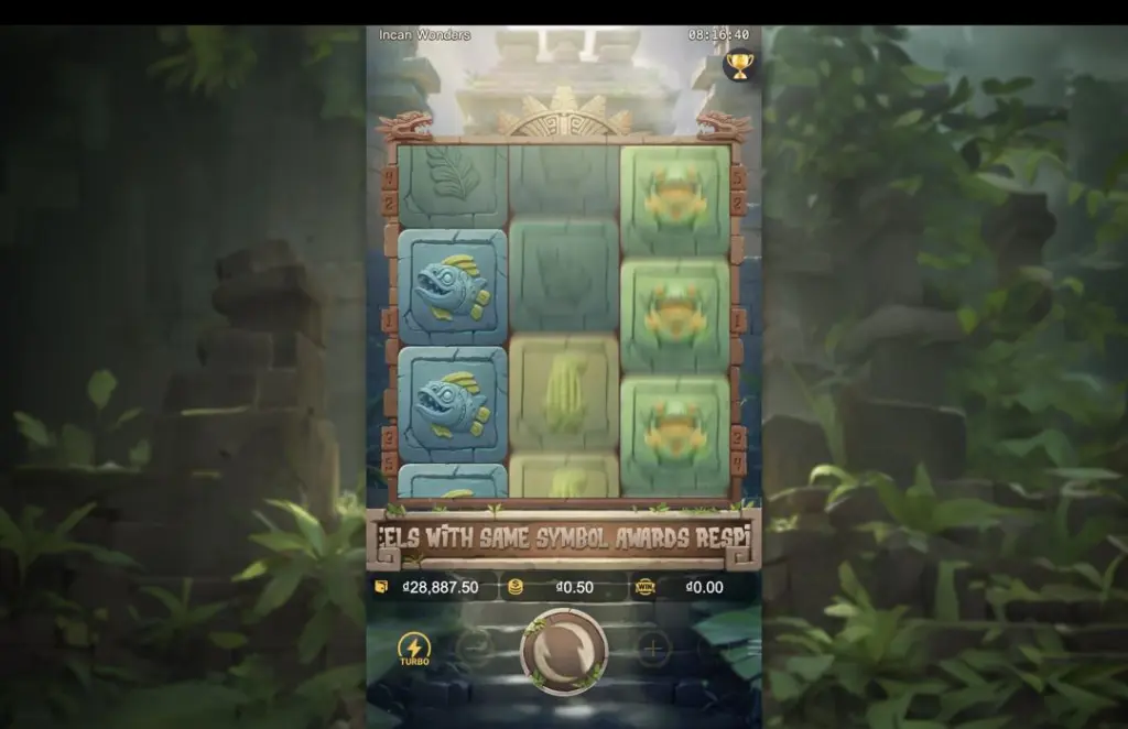 Ảnh giao diện chính game Incan Wonders (slot PG) chơi tại LC79
