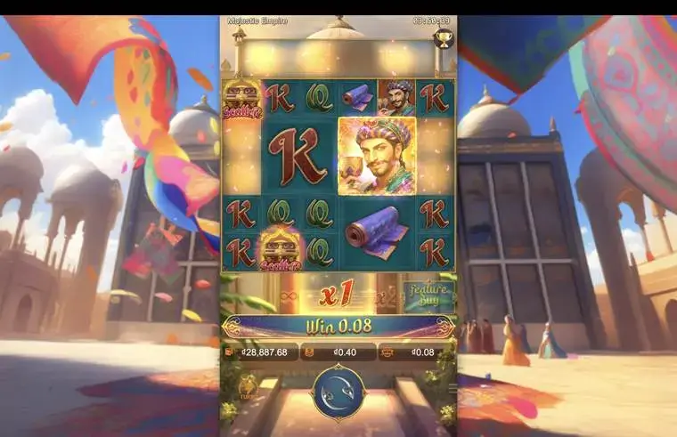 Ảnh giao diện chính game cách chơi majestic empire lc79 (slot) chơi tại LC79