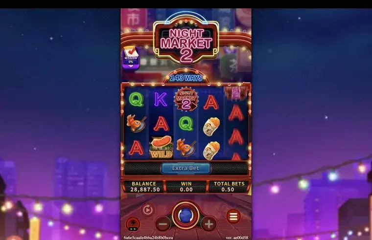 Ảnh giao diện chính game cách chơi night market 2 lc79 (slot) chơi tại LC79