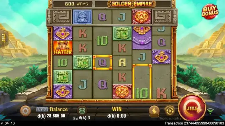 Ảnh giao diện chính game Golden Empire (slot JILI) chơi tại LC79